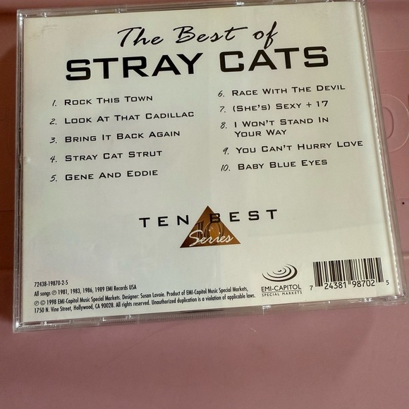 Best of Stray Cats | Ten Best Series | Vintage CD - Picture 3 of 3
